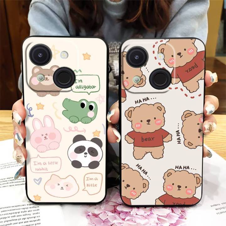 Cartoon Anti-knock Phone Case For itel A50C/A669L Durable protective Cover Fashion Design Silicone Cute Waterproof TPU