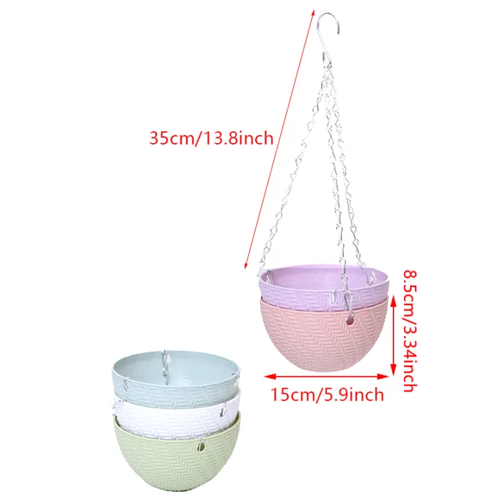 Balcony%20Chain%20Hanging%20Planters%20Flower%20Pot%20Basket%20Imitation%20Rattan%20Weaving%20Cologo%20-%20Image%202