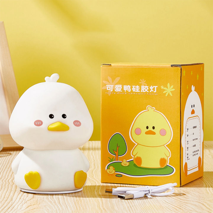 Rechargeable%20LED%20Night%20Light%20Cartoon%20Cute%20Duck%20Patting%20Silicone%20Lamp%20Bedroom%20Decor%20Sleeping%20Mood%20Light%20Children%20Gift%20Nightlight%20-%20Image%206