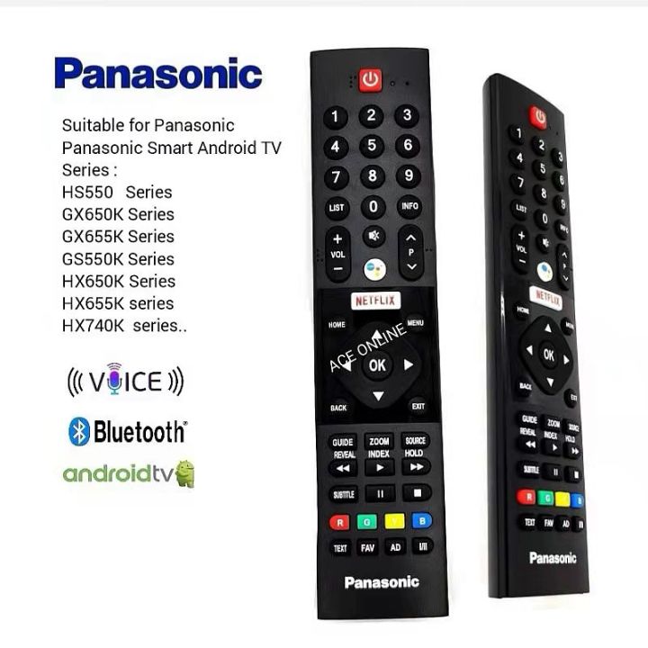 Android Boice Control Panasonic LED Android Voice Control Smart Tv Remote Controller | Daraz.lk