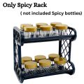 Plastic Spice Rack Kitchen Spicy Bottle Storage Rack Multi Purpose Spicy Rack. 