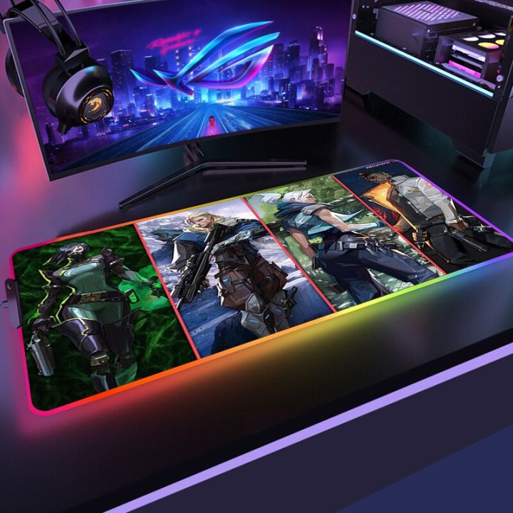 Gaming%20Valorant%20Pad%20Mouse%20Desk%20Mat%20Manga%20Carpet%20Keyboard%20and%20Table%20Pads%20Xxxl%20Setup%20Accessories%20Backlit%20Rgb%20Mats%20Rubber%20Led%20Pc%20Xl%20-%20Image%203