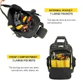 AIRAJ Waterproof Tool Backpack Tool Bag Rubber Base Heavy Duty Tool Organizer Electrician Plumber Maintenance Worker Tool Bags Pizazzazz. 