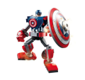 Marvel Avengers Superhero Lego Action Figure Bricks Spider-Man Iron Man Wolverine Movable Building Block Toy Assembled Model Gifts. 