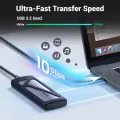 UGREEN M.2 NVMe SSD Enclosure Adapter 10Gbps USB C 3.2 Gen2 Tool-Free External Enclosure NVMe Reader Supports M and B&M Keys. 
