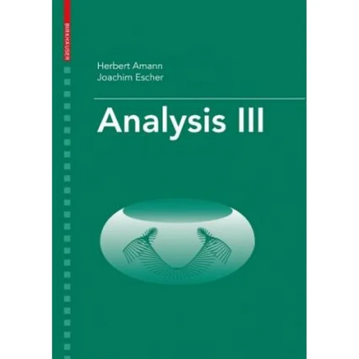 Analysis III: a Book Or Educational Material for Further Study | Daraz.lk