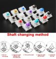 Outemu Keyboard Switches 3pin Game Switch Keyboard MX Switch Silent Clicky Linear Tactile for Red Blue Tea Shaft. 