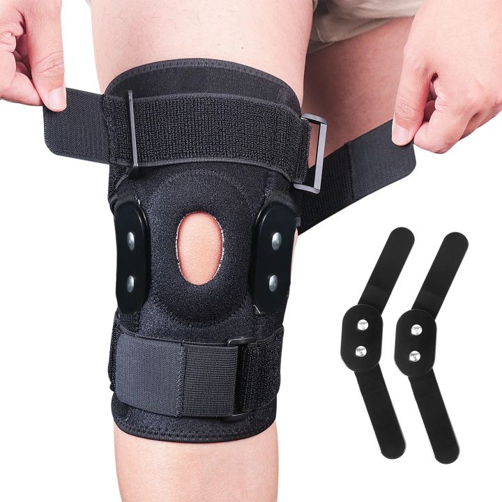 1PC Adjustable Hinged Knee Brace Knee Support Wrap for Meniscus Tear