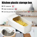Kitchen Accessories Microwave Pasta Cooker With Strainer Heat Resistant Pasta Boat Steamer Spaghetti Noodle Cooking Box Tools. 