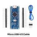 Mini / Type-C / Micro USB Nano 3.0 With the bootloader compatible Nano controller for arduino CH340 USB driver 16Mhz ATMEGA328PB. 