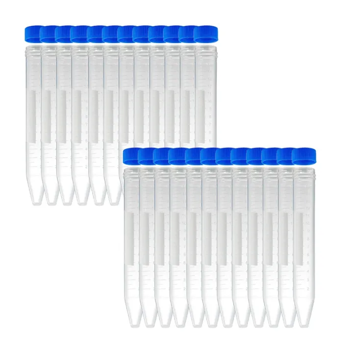 Conical Centrifuge Tubes 15ML, 300 Pcs Sterile Plastic Test Tubes with ...