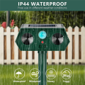 (GGBR) 2024 Ultrasonic Animal Repellent, 1-Pack Solar Outdoor Deer Repeller with Motion Sensor, Deters Cats, Squirrels, Rabbits. 