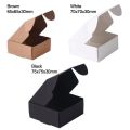 10pcs Hot Sell DIY Kraft Gift Boxes White/Brown/Black Paper Small Soap Box Kraft Cardboard Mini Jewelry Packing Carton Box Craft. 