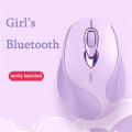 Purple Silent Wireless Mouse Recharegeable Ergonomic Mice USB Optical Gaming Mouse For Laptop PC Computer Gamer Girl Mause. 