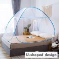 Full Cover Foldable Mosquito Net Bed with Door XL Size - (6×6ft) 180*200. 