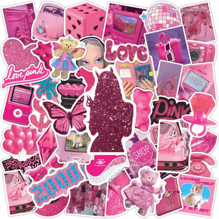 10/50Pcs%20Pink%20Preppy%20Girls%20Cartoon%20Stickers%20Pack%20for%20Kids%20Laptop%20Scrapbooking%20Travel%20Computer%20Decoration%20Graffiti%20Sticker%20Decal%20-%20Image%202