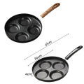 4-Cup Egg Frying Pan Non Stick Egg Cooker Pan 4-Cup Omelette Pan Round Burger Pancake Pan Aluminium Alloy Egg Pan Cookware for Gas Stove. 