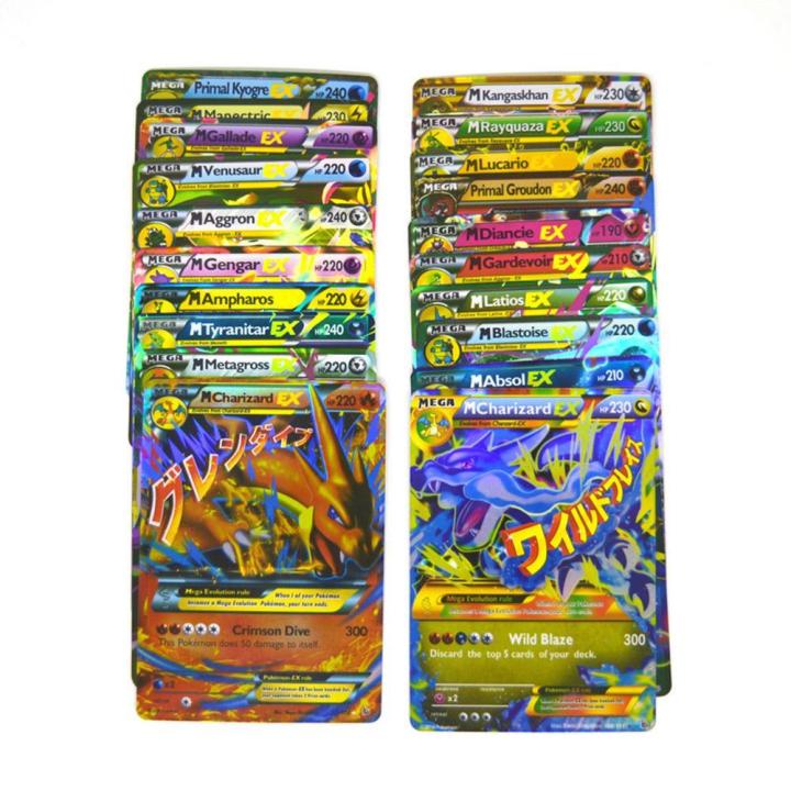 For Pokemon EX Mega TCG Card Lot Trading Card Game Cards English Version