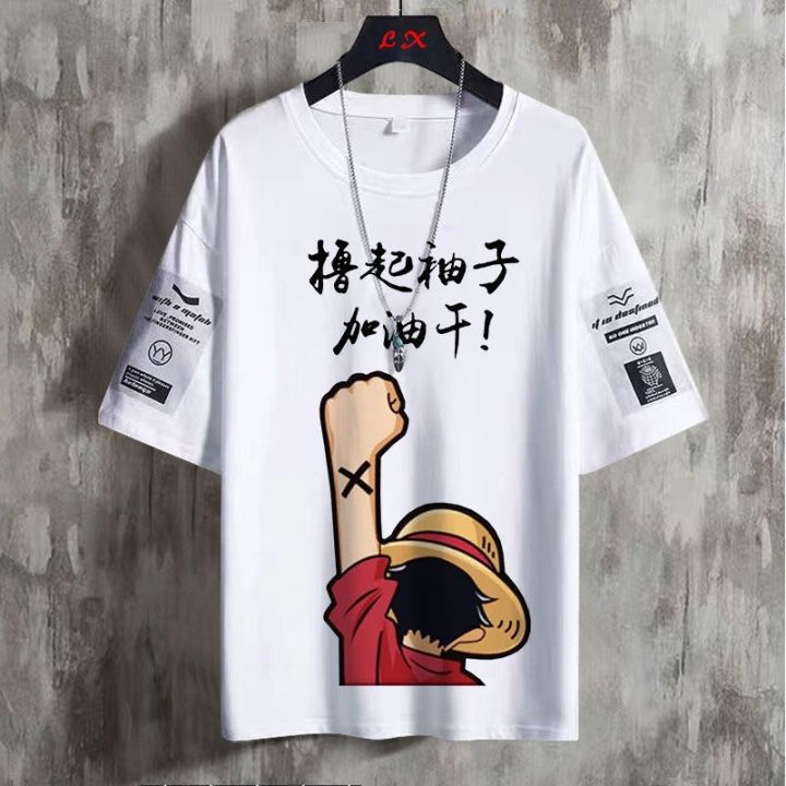 2023Summer%20New%20Fashion%20Korean%20Style%20Half%20Sleeve%20Top%20Clothes%20Large%20Size%20Loose%20Crew%20Neck%20T-shirt%20Men's%20Short%20SleeveTT-shirt%20-%20Image%203