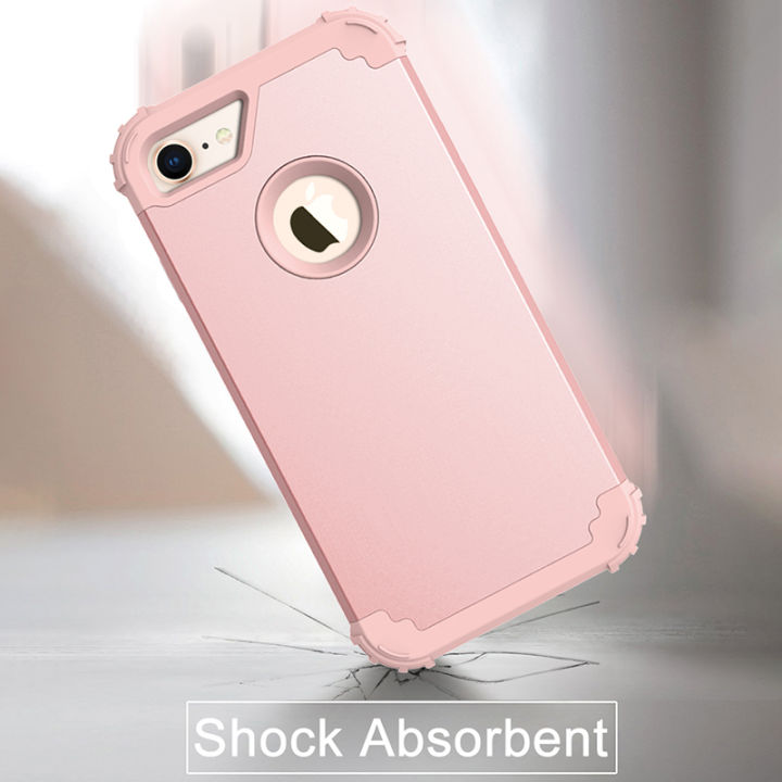 Shockproof%20Phone%20Cases%20For%20iPhone%20XS%20X%208%207%206%206s%20Plus%20Cover%20Durable%20PC+TPU%203%20Layer%20Hybrid%20Full%20Body%20Protect%20Anti-Knock%20Armor%20Case%20-%20Image%203