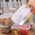 2pcs 700ml Food Storage Boxes Transparent Large Vegetables Fruits Meat Sealed Refrigerator Preservation Box Picnic Sealed Containers. 