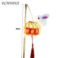 Festival Lantern Handmade Bamboo Rabbit Lantern for Mid-autumn Festival Chinese Style Glowing Portable Decoration Perfect for Holiday Parties Children's Diy Crafts Unique Gift Idea Easy to Make. 