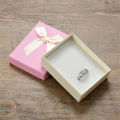 Box Present Necklace Bowknot Mini Boxes Gift Earring Solid Color Jewelry. 