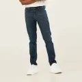 Moose Men’s Slim Fit Jeans – Mid Indigo. 