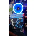 ARMAGGEDDON AZURE DUAL SABER COOLING FAN. 