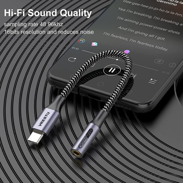 USB%20Type%20C%20to%203.5mm%20Jack%20Headphone%20USBC%20Earphone%20DAC%20Audio%20Adapter%20Cable%20for%20Samsung%20S23%20Ultrta%20Xiaomi%20Oneplus%201+%20Google%20Pixel%207%20-%20Image%204