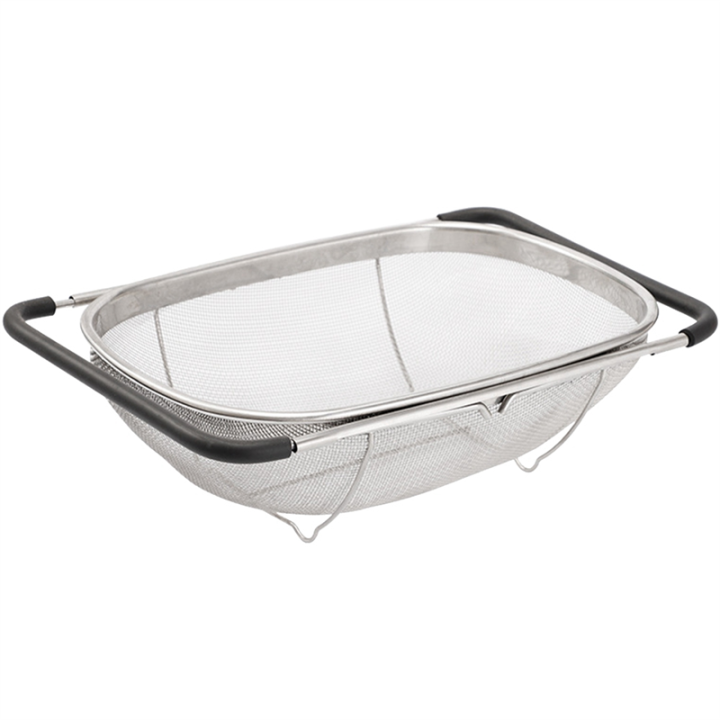 Stainless Steel Telescopic Strainer Basket, Vegetable Fruit Strainers