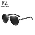 LouisWill Men Sunglasses UV400 Polarized Glasses Ultra Light Anti Glare Glasses Sunscreen Sunglasses Outdoor Sports Driving Sunglasses. 