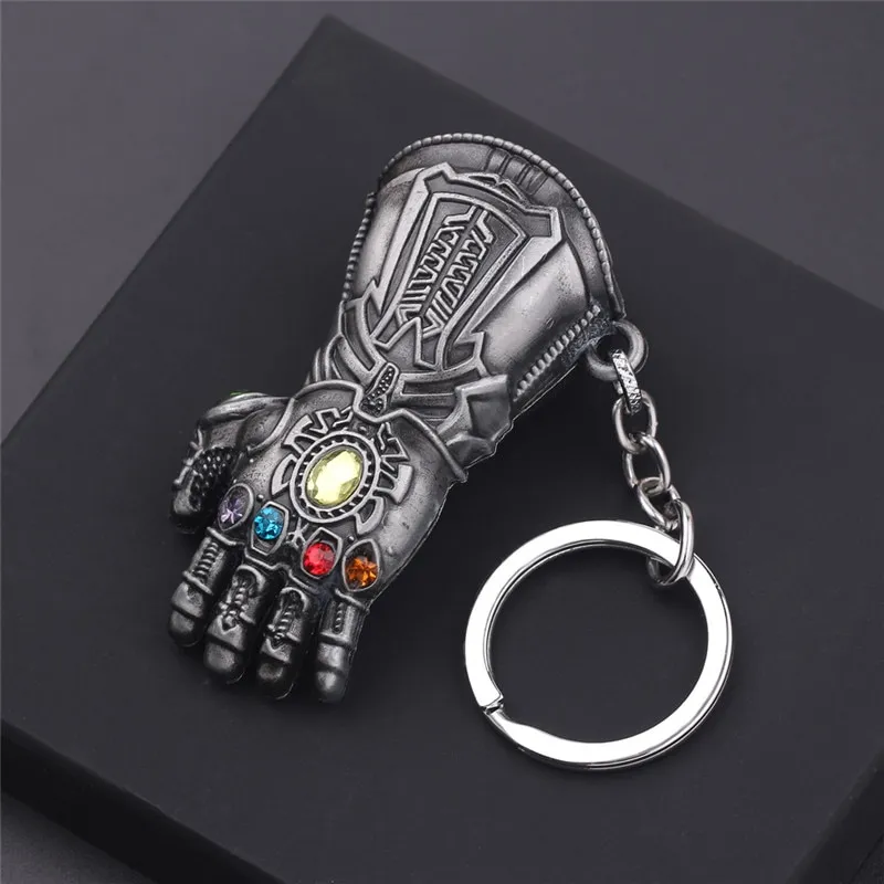 Marvel Avengers keychain Infinity Thanos Gauntlet Glove Keychain Move Key Ring For Gift Chaveiro Key chain Jewelry Porte Clef Daraz.lk