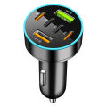 【Top Selling Item】 8-Port Car Charger 4USB+4Type-C PD Charging Truck Vehicles Phone Adapter For Android Phone For.