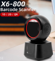 2D QR Desktop Wired Barcode Scanner X6-800. 