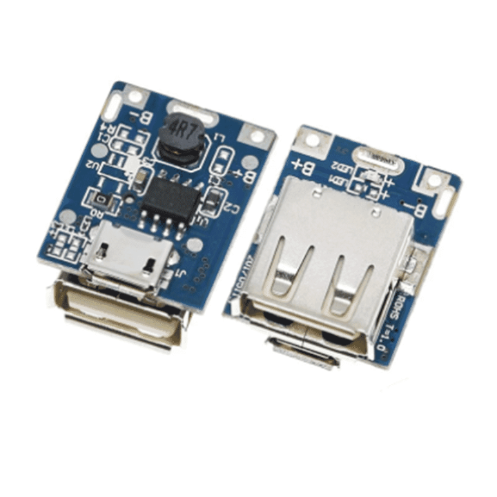 1 pcs of Micro USB 5V 1A  Boost Converter (Power bank) Step-Up Power Module Lithium Battery Charging Protection Board LED Display