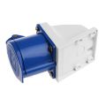 Industrial Plug 32 Amp 3 Pin Waterproof industrial plug and industrial concealed mount socket. 