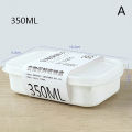 Kitchen Storage Refrigerator Food Storage White Containers Fresh Box Fruit Vegetable Preservation Prepare The Dishes Divided Box. 