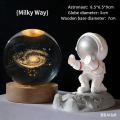 【Fast Delivery 1-4 day】3D Crystal Ball Glowing Night Light 6CM Laser Engraved Carved Interior with Cord Switch USB Powered Desktop Decoration Home Decor Gift for Birthday Festival Holiday. 