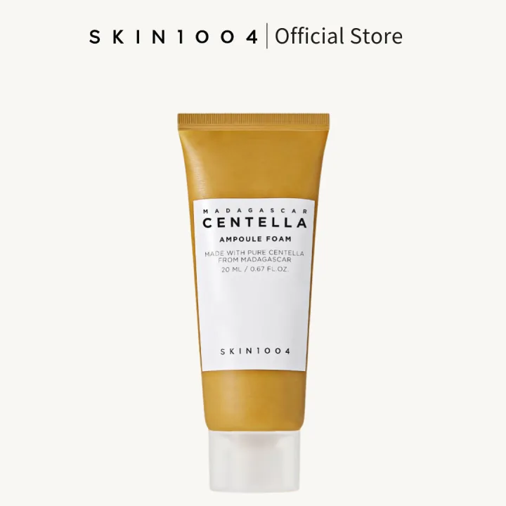 [SKIN1004 OFFICIAL]  Madagascar Centella Ampoule Foam 20ml | Centella Asiatica Extract | Coconut Oil | moisturise the irritated skin | Sensitive skin