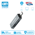 Anker A8370 2-in-1 USB C to SD/Micro SD Card Reader for MacBook Pro 2018/2017, Chromebook, XPS, Galaxy S9/S8, and More. 