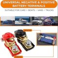 Universal Negative & Positive Battery Cable Terminals. 
