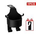 【ThinkWay】2Pcs 3-IN-1 Universal Car Seat Headrest Cup Holder Hook Storage Box Multipurpose  Bracket Drink Cup Stand Umbrella Handbag Hanging Rack. 