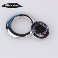 Interior Accessories Car Stickers For Mini Cooper R55 R56 R57 R58 R59 R60 R61 Car-Styling Start Button Sticker Metal Decoration-(gray jack). 