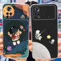 For Xiaomi Poco X4 Pro 5G Case Lovely Astronaut Silicone Capa Soft Phone Cover For Xiaomi Poco X4 GT Funda PocoX4 X 4 Pro Bumper. 