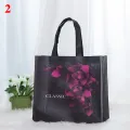 【ALLGOOD】Blue's Shop 1PC Large Capacity Grocery Bag Foldable Non-Woven Waterproof Fabric Shopping Bag Reusable Tote Handbag Eco. 