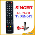 Singer LED TV Remote Controller & Free Batteries. 