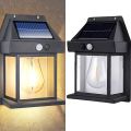 Solar LED Light wall Lamp Waterproof Outdoor Wall Light with  Motion Sensor. 