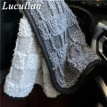 Lucullan 24x36 Premium Hybrid Twist Loop 70/30 Blend Microfiber Drying Towel Unique Pattern Max Drying. 