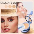 Charly Powder With Mirror and Makeup Puff 3 Colours of Make Up CProfessional Make Up Compact Powder Makeup Cosmetics Charle Powder Natural Glow Face Powder Talc Long-lasting Full Coverage Face Makeup Setting Powder Makeup Foundation Cosmetics. 